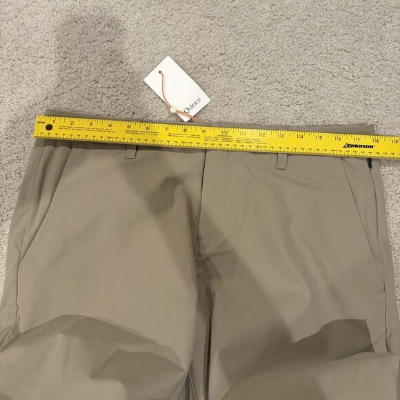 NWT Quince Men Ultimate Commuter Pants Classic Fit Beige Measure 36x31 Office - Picture 5 of 11